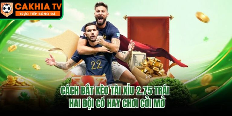 Cách Bắt Kèo Tài Xỉu 2.75 Trái - Hai Đội Có Hay Chơi Cởi Mở